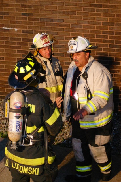 Chief Ruffler and Training Officer/Ex-Chief Gasparre during training